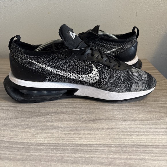 Nike Air Max Flyknit Racer Men\'s Size 12 DJ6106-001 Black Oreo Athletic Shoe main image 4